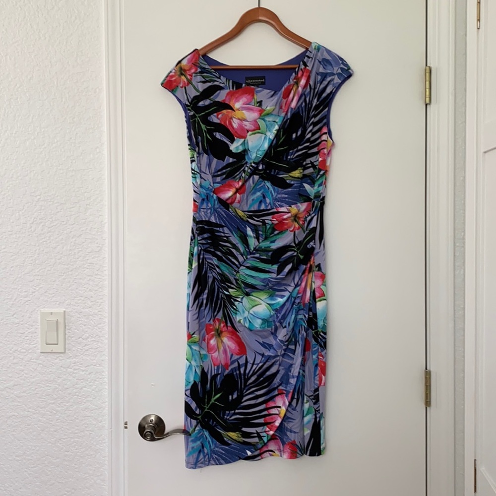 Connected Apparel Tropical Dress